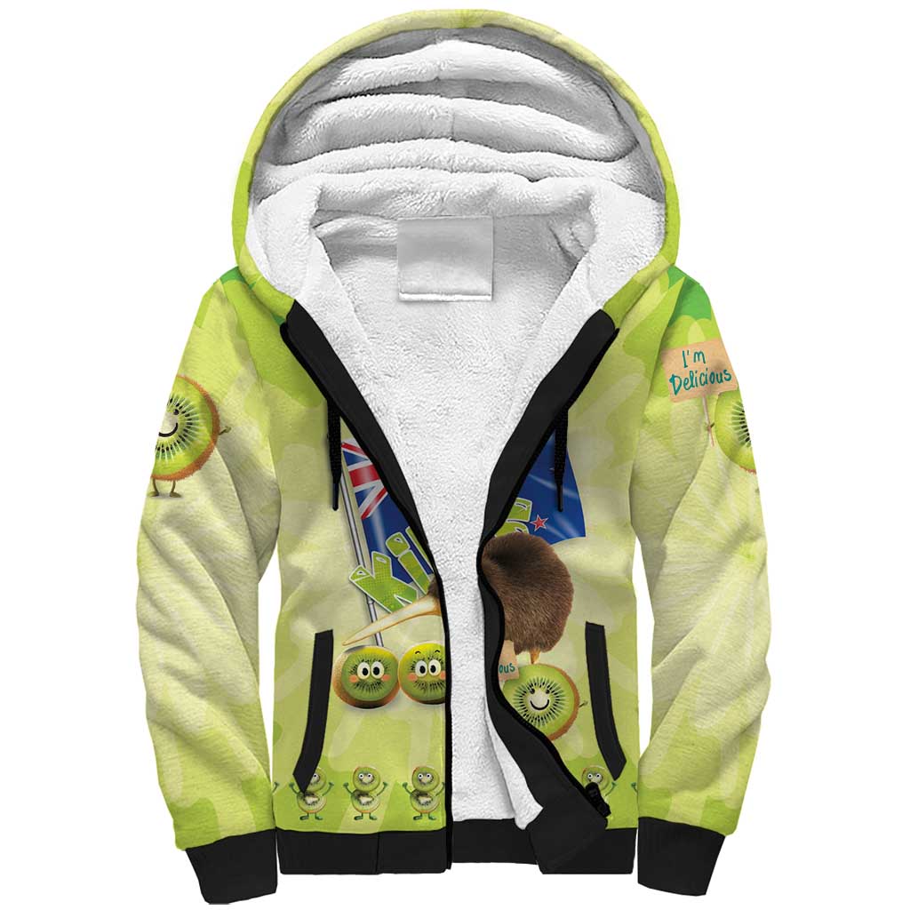 New Zealand Kiwi Sherpa Hoodie I Just Really Like Kiwis