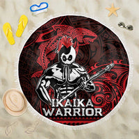 Hawaii Ikaika Warrior Beach Blanket Hawaiian Tribal Tattoo