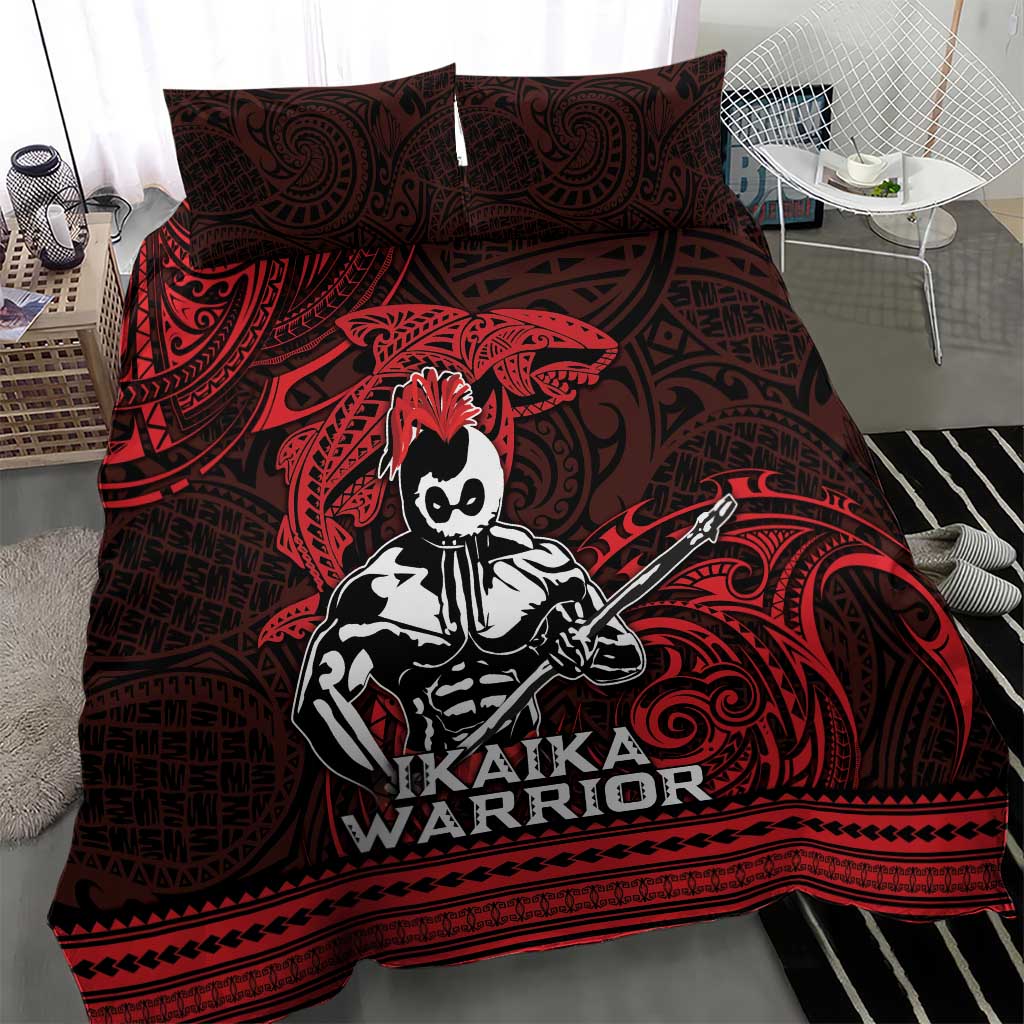 Hawaii Ikaika Warrior Bedding Set Hawaiian Tribal Tattoo