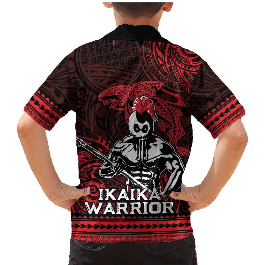 Hawaii Ikaika Warrior Family Matching Mermaid Dress and Hawaiian Shirt Hawaiian Tribal Tattoo