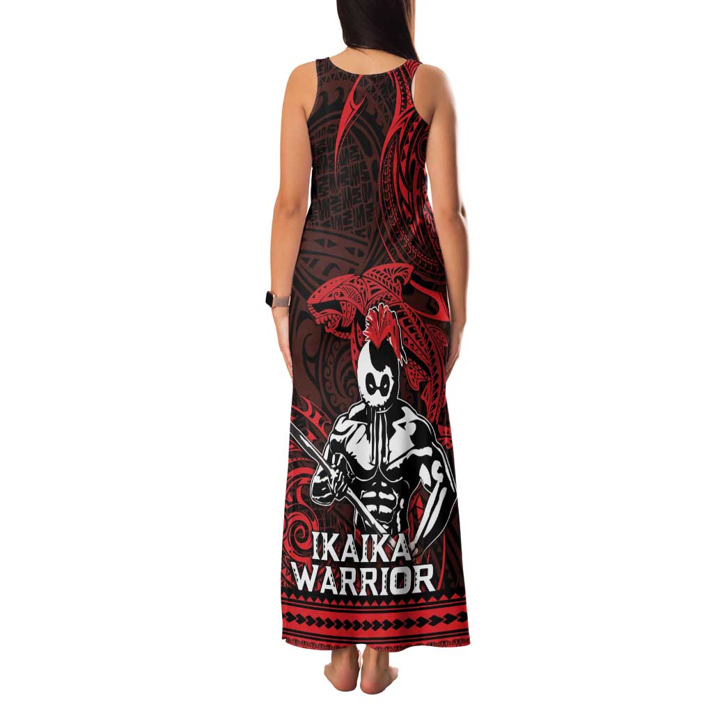 Hawaii Ikaika Warrior Family Matching Tank Maxi Dress and Hawaiian Shirt Hawaiian Tribal Tattoo