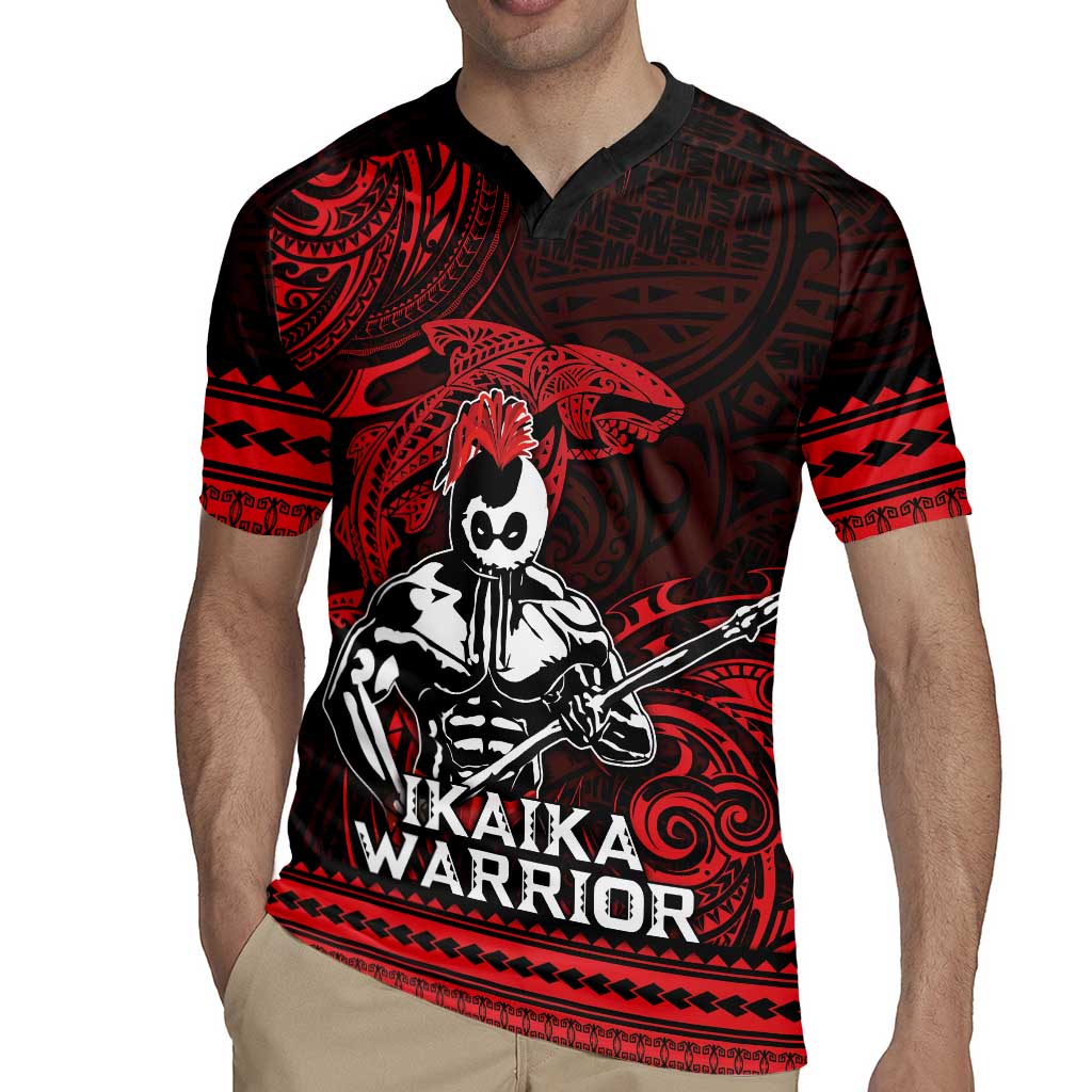 Hawaii Ikaika Warrior Rugby Jersey Hawaiian Tribal Tattoo
