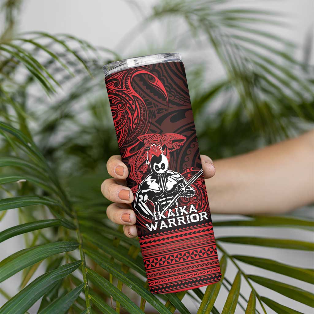 Hawaii Ikaika Warrior Skinny Tumbler Hawaiian Tribal Tattoo