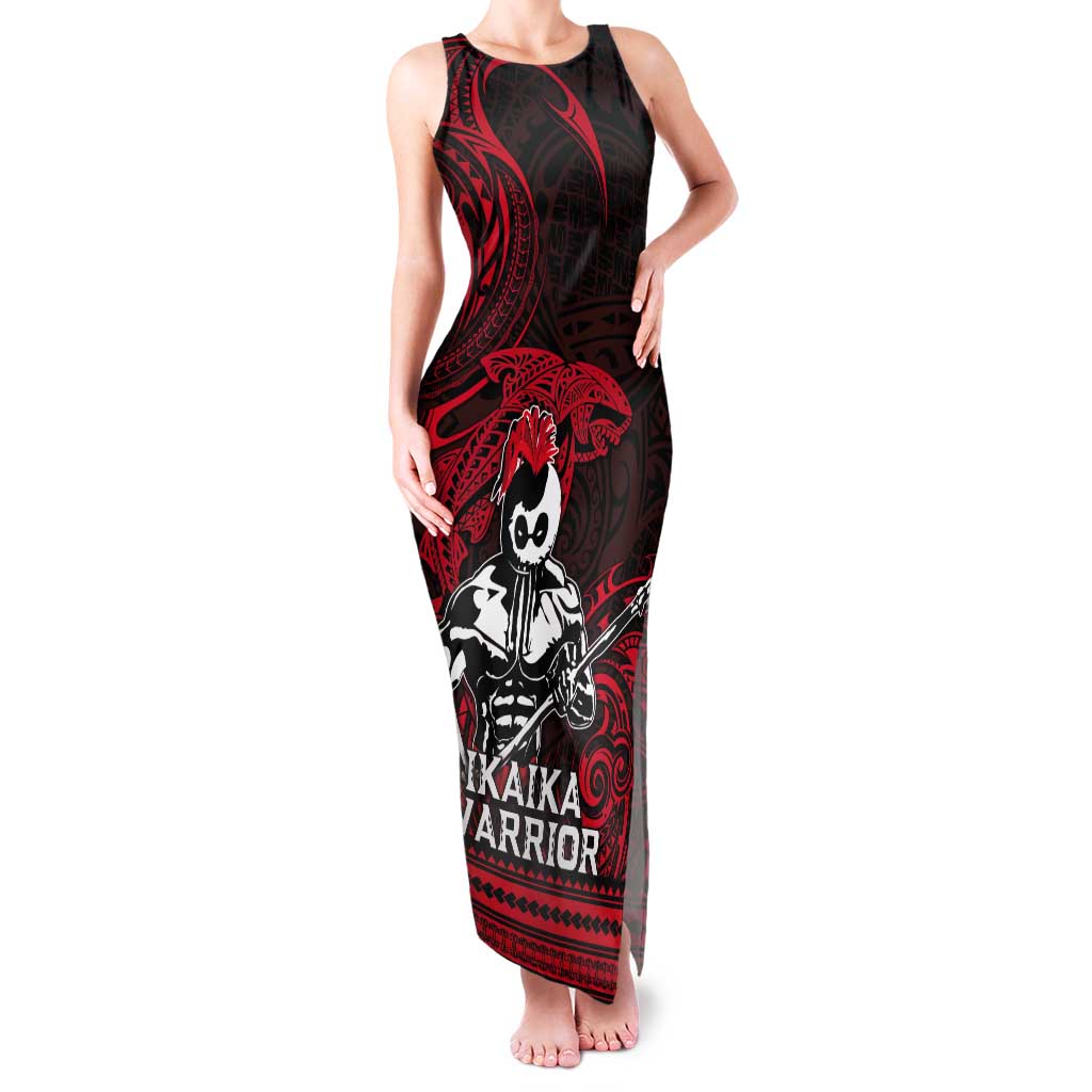 Hawaii Ikaika Warrior Tank Maxi Dress Hawaiian Tribal Tattoo
