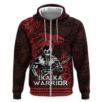 Hawaii Ikaika Warrior Zip Hoodie Hawaiian Tribal Tattoo