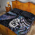 New Zealand Aotearoa Quilt Bed Set Maori Hei Manaia Purple Paua Shell