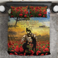 New Zealand ANZAC Day Bedding Set The Ode Remembrance And Poppy