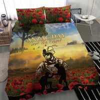 New Zealand ANZAC Day Bedding Set The Ode Remembrance And Poppy