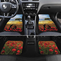 New Zealand ANZAC Day Car Mats The Ode Remembrance And Poppy