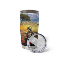 New Zealand ANZAC Day Tumbler Cup The Ode Remembrance And Poppy