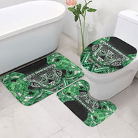 Aotearoa Ngati Maniapoto Bathroom Set Maori Tribal Green Paua Shell Pattern DT05 - Polynesian Pride