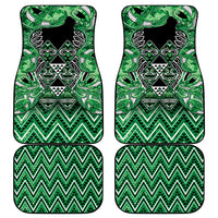 Aotearoa Ngati Maniapoto Car Mats Maori Tribal Green Paua Shell Pattern DT05 - Polynesian Pride