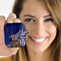 Samoa Christmas AirPods Case Santa Riding Sea Turtle DT05 - Polynesian Pride