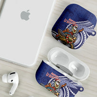 Samoa Christmas AirPods Case Santa Riding Sea Turtle DT05 - Polynesian Pride