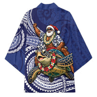 Samoa Christmas Kimono Santa Riding Sea Turtle DT05 - Polynesian Pride