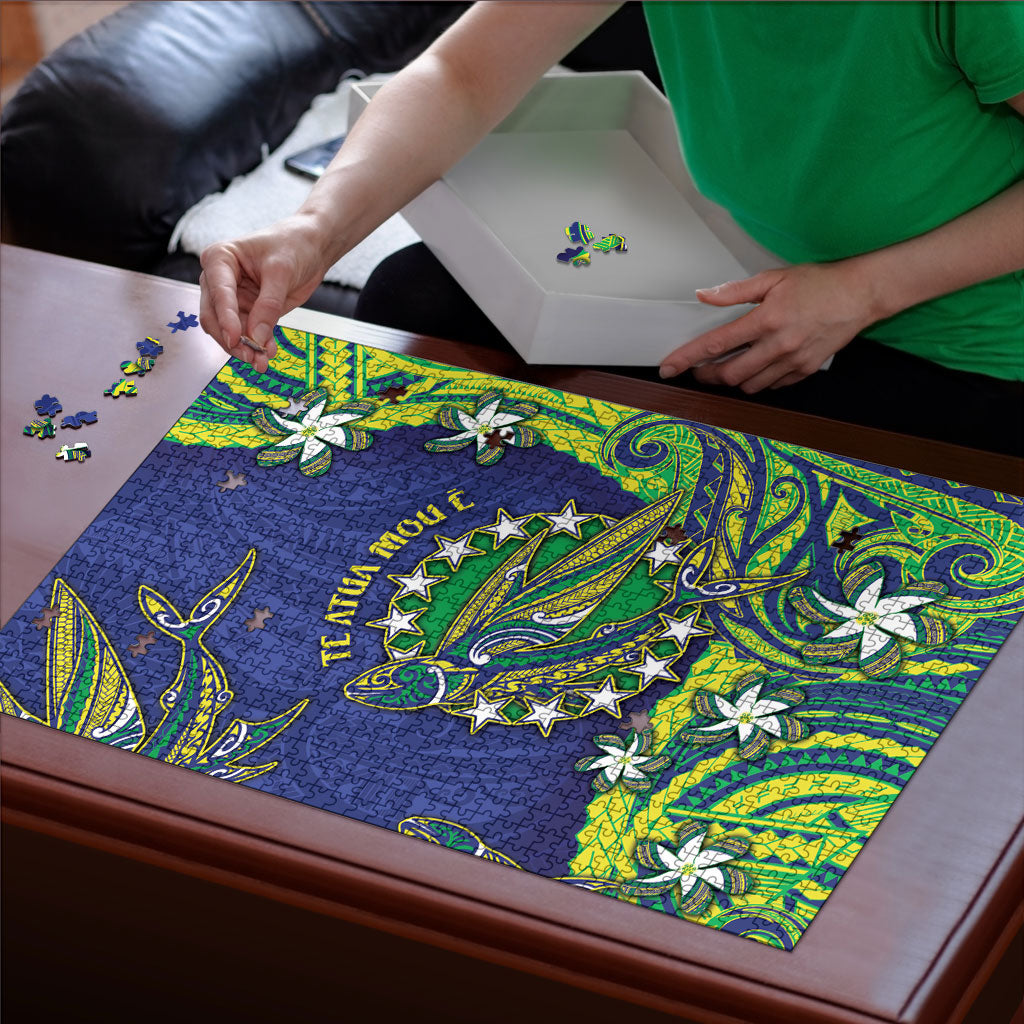 Cook Islands Language Week Puzzle Flying Fish 15 Stars Tribal Patterns