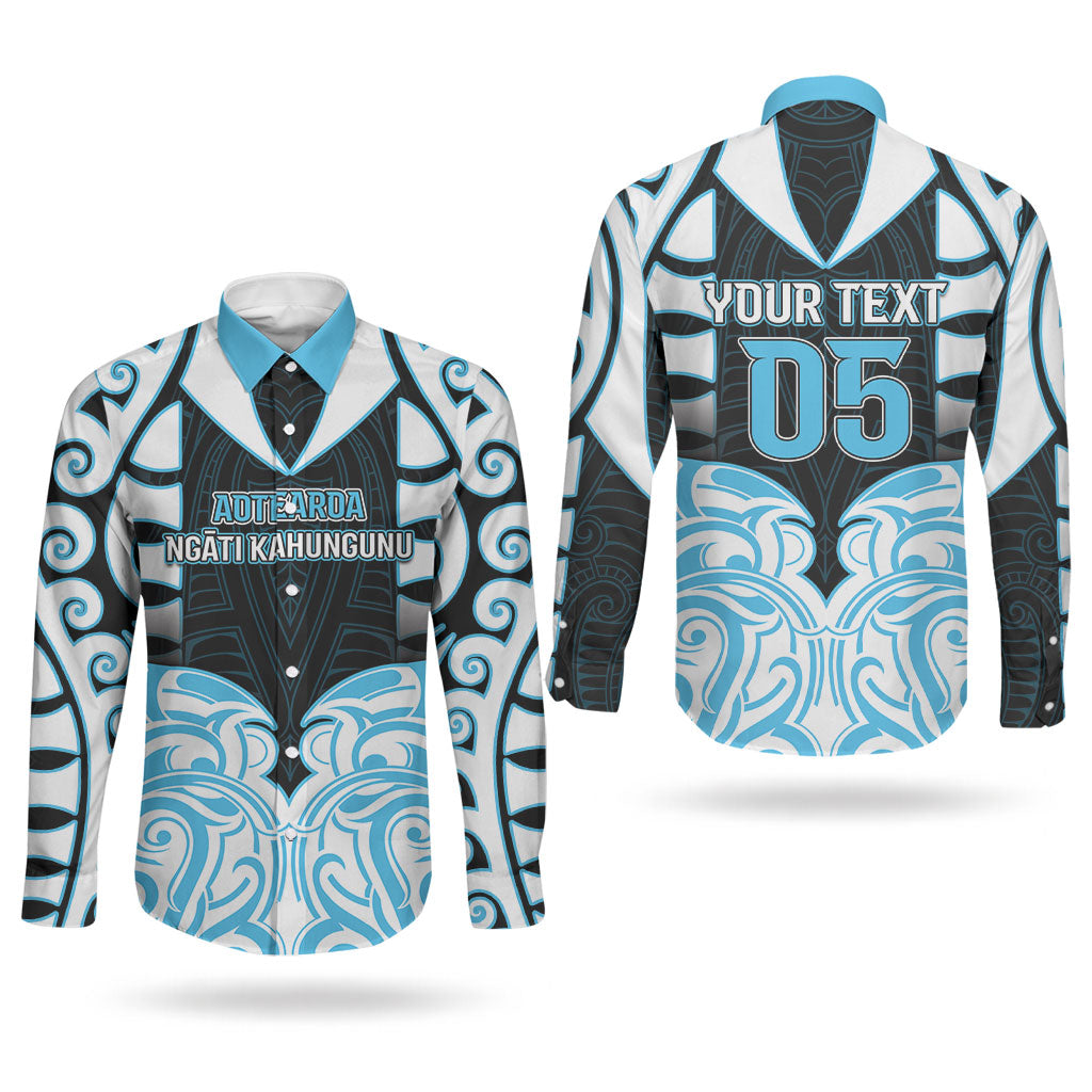 Custom Aotearoa Ngati Kahungunu Couples Matching Off Shoulder Short Dress and Long Sleeve Button Shirt New Zealand Traditional Maori Pattern