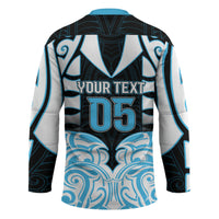 Custom Aotearoa Ngati Kahungunu Hockey Jersey New Zealand Traditional Maori Pattern