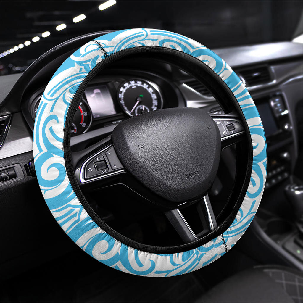 Aotearoa Ngati Kahungunu Steering Wheel Cover New Zealand Traditional Maori Pattern