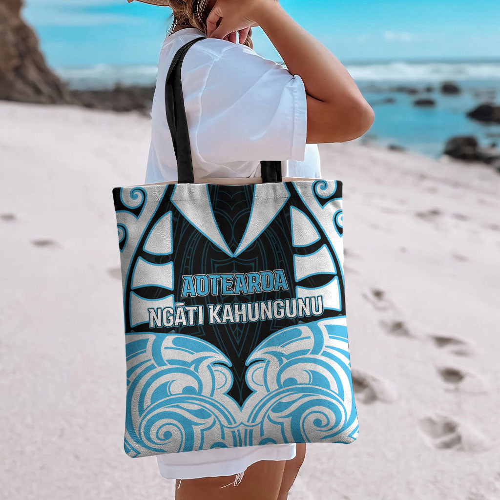 Aotearoa Ngati Kahungunu Tote Bag New Zealand Traditional Maori Pattern
