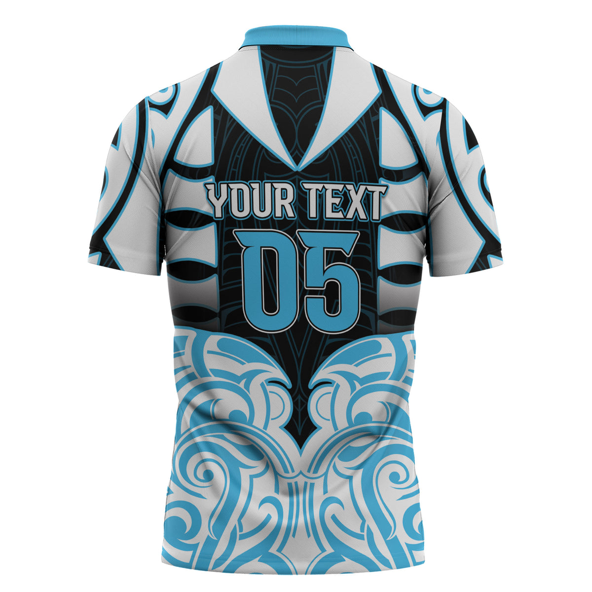 Custom Aotearoa Ngati Kahungunu Zipper Polo Shirt New Zealand Traditional Maori Pattern