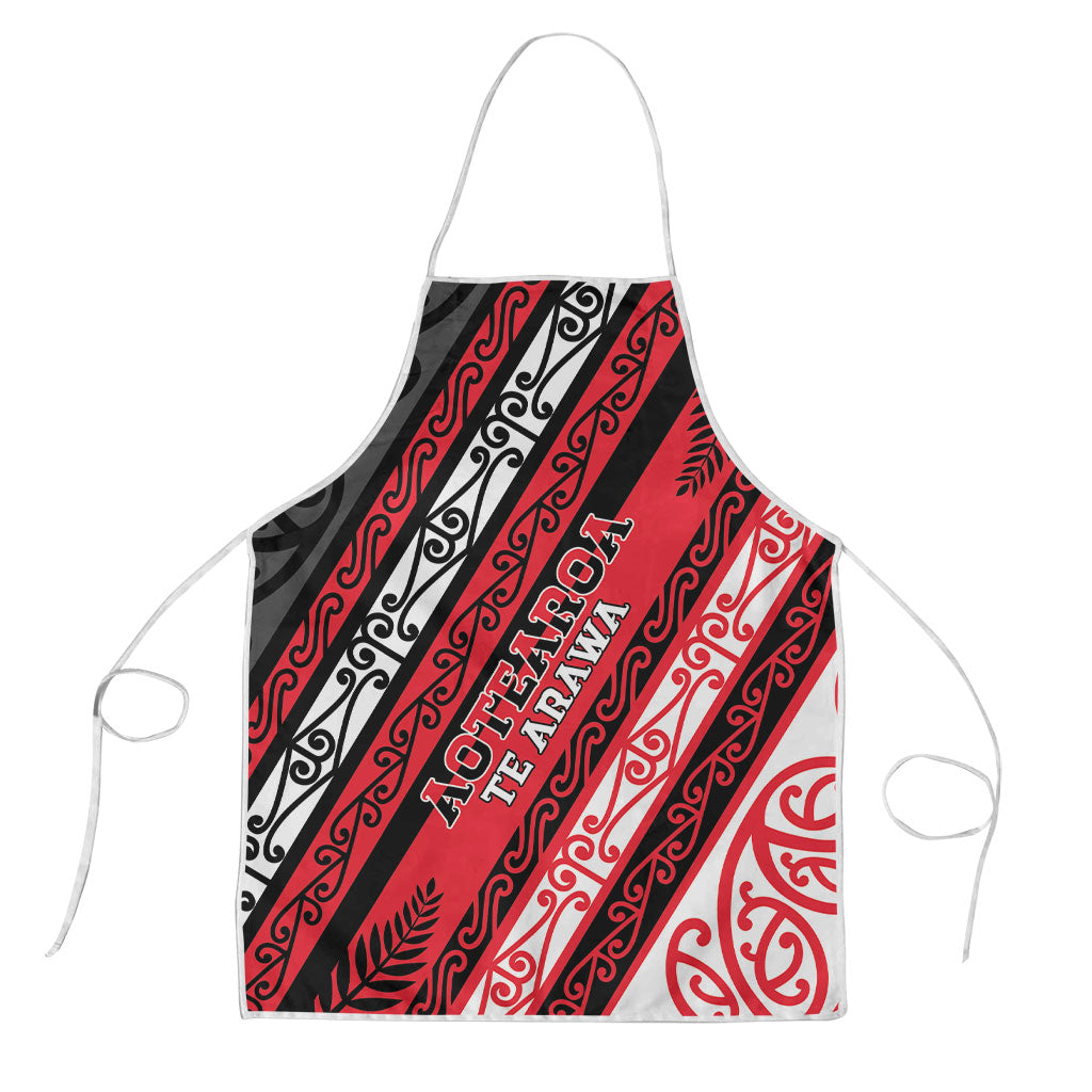 Aotearoa Te Arawa Apron New Zealand Maori Tribal Fern Pattern