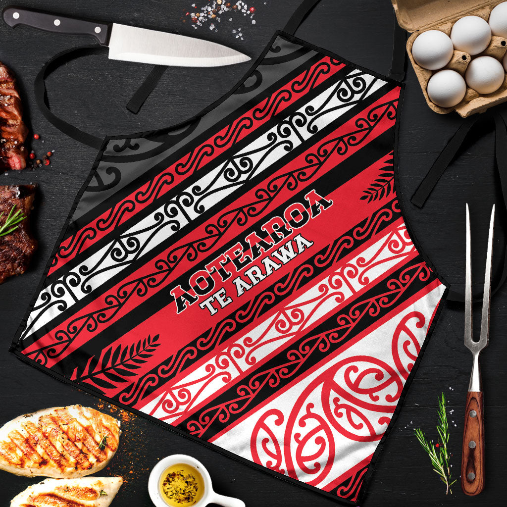 Aotearoa Te Arawa Apron New Zealand Maori Tribal Fern Pattern