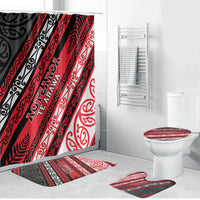 Aotearoa Te Arawa Bathroom Set New Zealand Maori Tribal Fern Pattern
