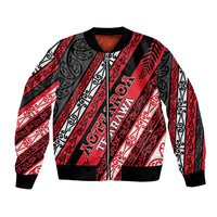 Personalised Aotearoa Te Arawa Bomber Jacket New Zealand Maori Tribal Fern Pattern
