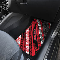 Personalised Aotearoa Te Arawa Car Mats New Zealand Maori Tribal Fern Pattern