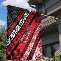 Aotearoa Te Arawa Garden Flag New Zealand Maori Tribal Fern Pattern