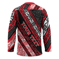Personalised Aotearoa Te Arawa Hockey Jersey New Zealand Maori Tribal Fern Pattern