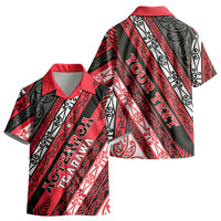 Personalised Aotearoa Te Arawa Kid Hawaiian Shirt New Zealand Maori Tribal Fern Pattern