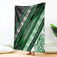 Aotearoa Ngati Maniapoto Blanket New Zealand Maori Tribal Fern Pattern