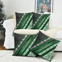 Aotearoa Ngati Maniapoto Pillow Cover New Zealand Maori Tribal Fern Pattern