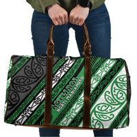 Aotearoa Ngati Maniapoto Travel Bag New Zealand Maori Tribal Fern Pattern