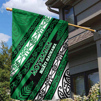 Aotearoa Ngati Raukawa Garden Flag New Zealand Maori Tribal Fern Pattern