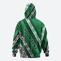 Personalised Aotearoa Ngati Raukawa Hoodie New Zealand Maori Tribal Fern Pattern