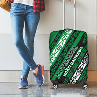 Aotearoa Ngati Raukawa Luggage Cover New Zealand Maori Tribal Fern Pattern