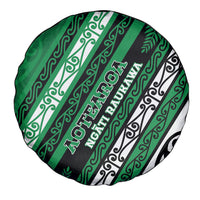 Aotearoa Ngati Raukawa Spare Tire Cover New Zealand Maori Tribal Fern Pattern