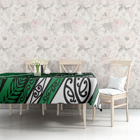 Aotearoa Ngati Raukawa Tablecloth New Zealand Maori Tribal Fern Pattern