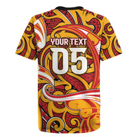 Custom Aotearoa Waikato Tainui Rugby Jersey Maori Tribal Pattern Koru Motif