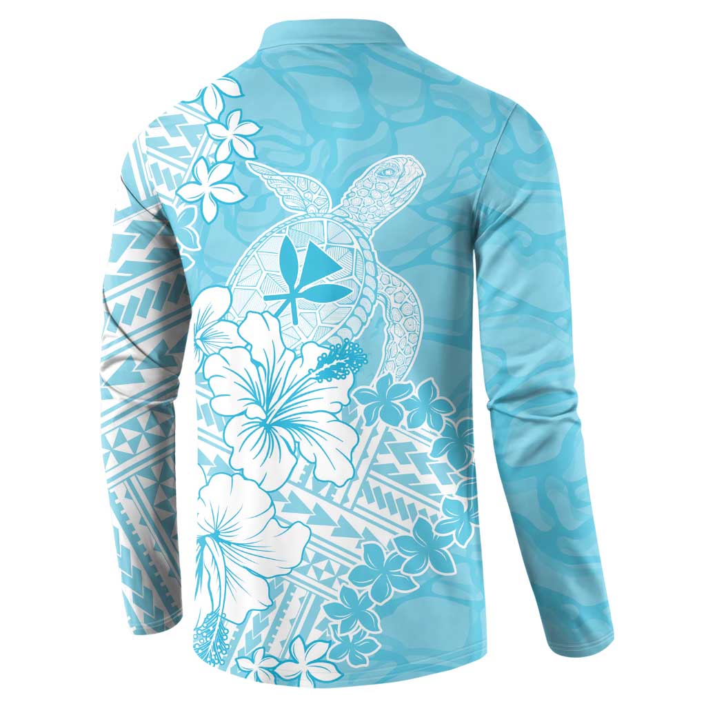 Hawaii Kanaka Maoli Button Sweatshirt Polynesian Turtle Tattoo