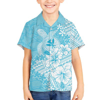 Hawaii Kanaka Maoli Family Matching Tank Maxi Dress and Hawaiian Shirt Polynesian Turtle Tattoo