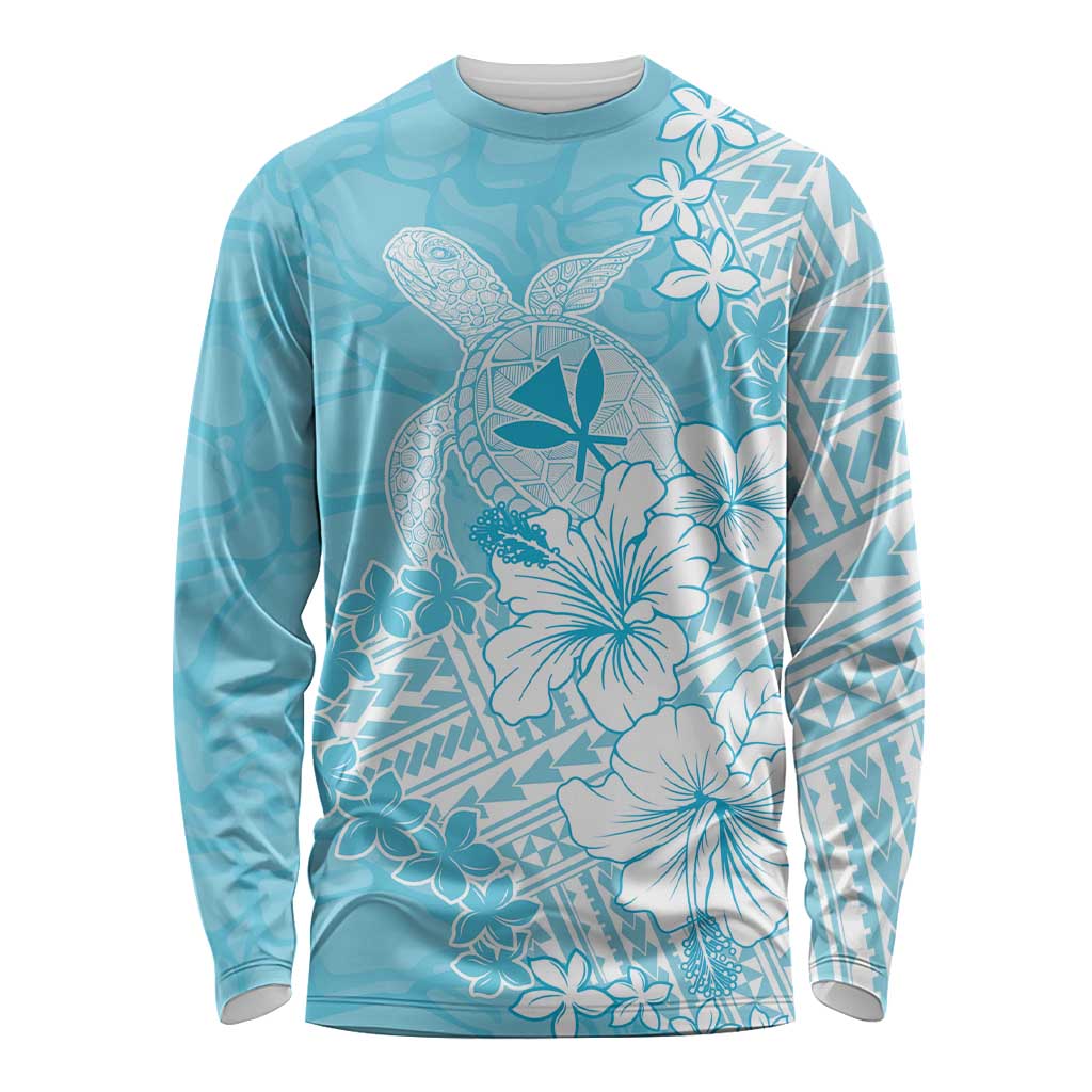 Hawaii Kanaka Maoli Long Sleeve Shirt Polynesian Turtle Tattoo