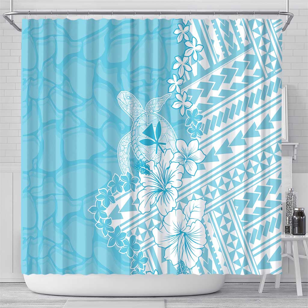Hawaii Kanaka Maoli Shower Curtain Polynesian Turtle Tattoo