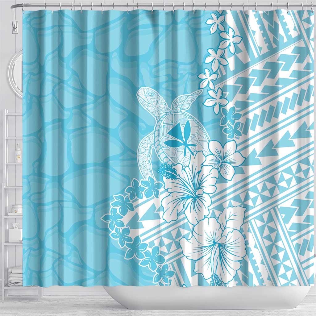 Hawaii Kanaka Maoli Shower Curtain Polynesian Turtle Tattoo