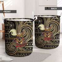 Niue Christmas Laundry Basket Santa Riding Coconut Crab DT05 - Polynesian Pride