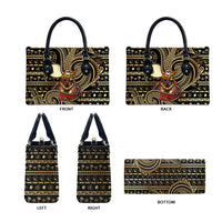 Niue Christmas Leather Bag Santa Riding Coconut Crab DT05 - Polynesian Pride