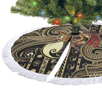 Niue Christmas Tree Skirt Santa Riding Coconut Crab DT05 - Polynesian Pride